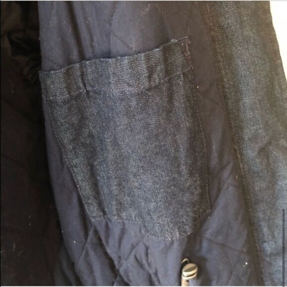 Madewell Women's Winter Thick Denim Heavy Parka Jacket - Picture 3 of 8